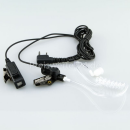 Schallschlauch Headset Tarngarnitur  für Kenwood mit Doppelklinkenstecker