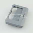 Gehäuse 3.teilig Rückseite Vorderseite Clip Grau für Melder Hurricane Quattro RE429 M 96 98 XL XLS
