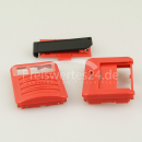 Gehäuse 3.teilig Rückseite Vorderseite Clip Rot...