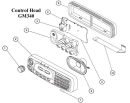Motorola GM340 Label - 5486131B10