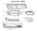 Motorola Gehäuse Front Cover GM340 / GM640  Housing...